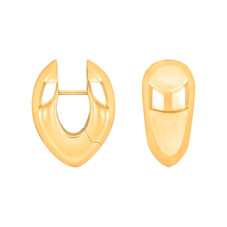 Verg. Silber System-Creolen Hanna 23x12mm