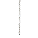 Süsswasser System-Kette Barock Perle Grau 10 mm