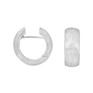 Rhod. Silber matt system-Creolen Kira 8*20mm