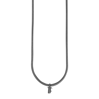 Oxid. Silber Kette 90cm