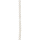 Süsswasser System-Kette Barock Perle Weiss 17cm