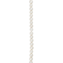 Süsswasser System-Kette Barock Perle Weiss 18cm