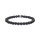 Schwarz agate 6mm Armband