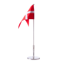 Verchromter Flaggenmast 30 cm