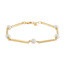 Siersbøl 14kt. Gold Armband Perle 18+2cm