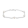 Siersbøl Silber Rhodiniertes Armband Perle 18,5+2