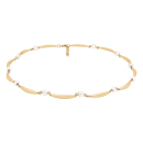 Siersbøl 8kt. Gold Collier Perle 42+3cm