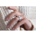 925/- Ring, rho. Sand Matt/Poliert, 0,03ct W-SI