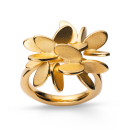 925/- Ring, vg. Sand Matt/Poliert