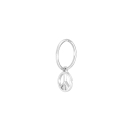 Rhodinierte Silber Creolen FUNKY52 Peace