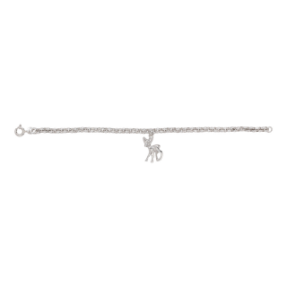 Siersbøl Rhodiniertes Silber Armband Bambi 15cm