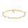 Siersbøl 8kt. Gold Armband Perle 18+2cm