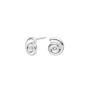 Rhd. Silber Ohrstecker Schneckenhaus SEA52