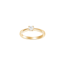 HEART 14kt. Goldring m/dia. 0.20ct W/SI