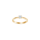 HEART 14kt. Goldring m/dia. 0.25ct W/SI