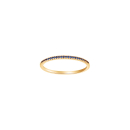 HEART 14kt. Goldring m/Saphir