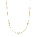 9kt. Gold halskette m/ FWK Perlen