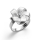 925/- Ring matt., Brillant 0,03ct W-SI