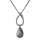 Rhod. Silber Halskette mit Anhänger
