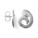 925/- Ohrstecker, rho. Kratzmatt