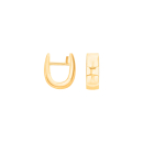 14kt. Gold System-Creolen Julia 12x4,5mm