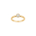 14kt. Goldring m/dia. 0.20ct W/SI
