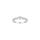 HEART Weissgoldring m/dia. 0.50ct W/SI