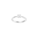 HEART Weissgoldring m/dia. 0.40ct W/SI