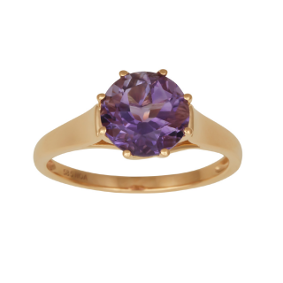 14kt. Goldring m/Amethyst