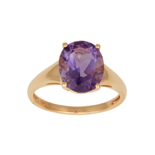 14kt. Goldring m/Amethyst