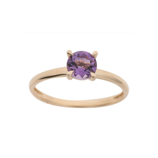 14kt. Goldring m/Amethyst