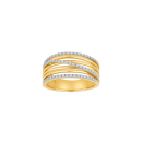 14kt. Gold Ring m. 0,16ct W/SI