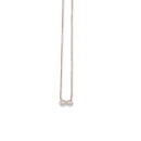 Roséverg. Silber Kette m/Infinity und cz