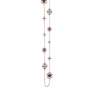 Roséverg. Silber Kette m/cz 90 cm