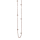 Roséverg. Silber Kette m/cz 90 cm