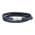 Lederarmband m/rhod. silber Schloss farbe46