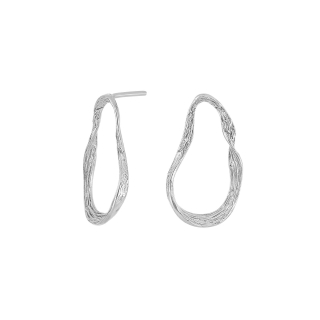 Rhodinierte Silber Ohrstecker SHINE52