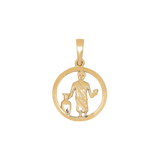 Siersbøl 14 kt. Anhänger Wassermann 12 mm
