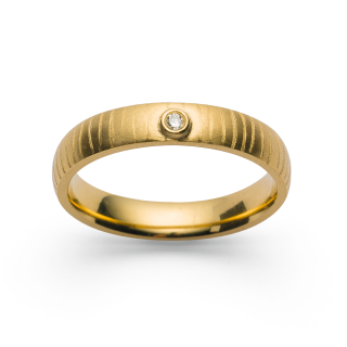 925/- Ring, vg. matt./Gebüstet, dia. 0,02ct W-SI