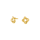 8kt. Gold Ohrringe Oval