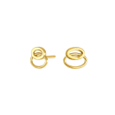 8kt. Gold Ohrringe Oval