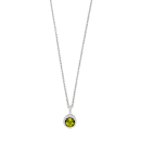 SHAPE Rhd. Silber Anhänger m. peridot