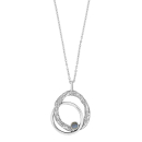 Silber oxidiert Anhänger m. Labradorit + Ketten