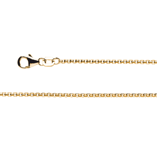 925/- VeneziaKette Karabiner vg. 1,5mm 45cm