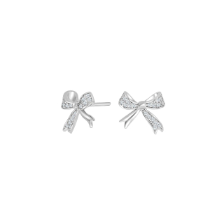 Rhodinierte Silber Ohrstecker OLYMPIANOR