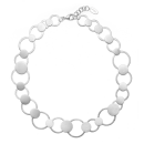 925/- Collier, rho. matt., 50cm + 3cm