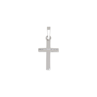 Siersbøl Silber Rhodinierter Anhänger Kreuz 24mm