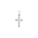 Siresbøl Silber Rhod. Anhänger/Charm Kreuz 16mm
