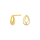9Kt. Gold Ohrringe m/cz