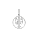 Rhod. Silberanhänger Krebs 12mm